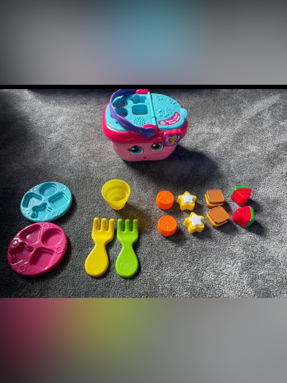 Leap Frog Sharing Shapes Picnic Basket